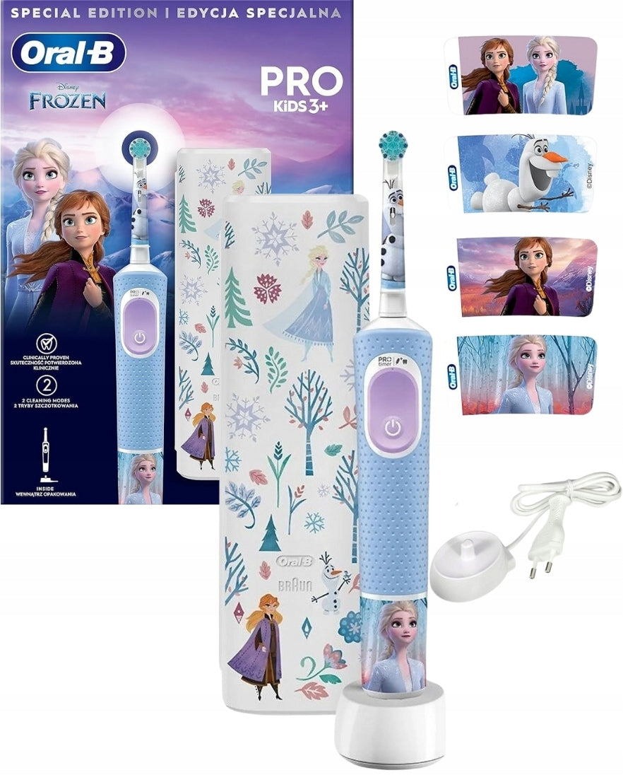 ORAL-B Pro Kids Frozen Electric Toothbrush for Kids + Case