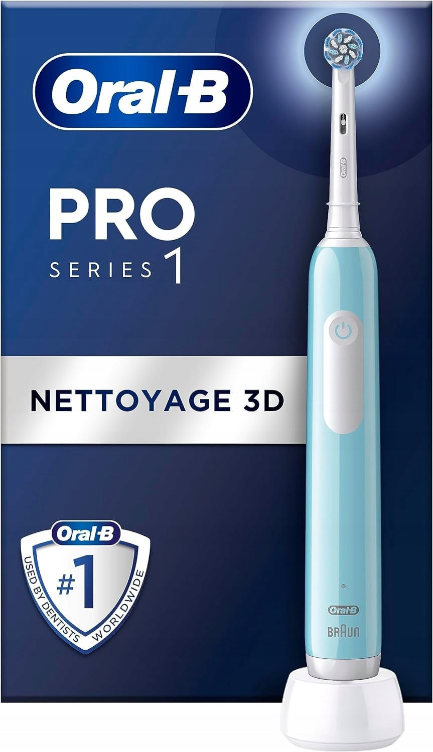 ORAL-B Pro Series 1 Blue 3D Electric Toothbrush With Timer Kind toothbrush