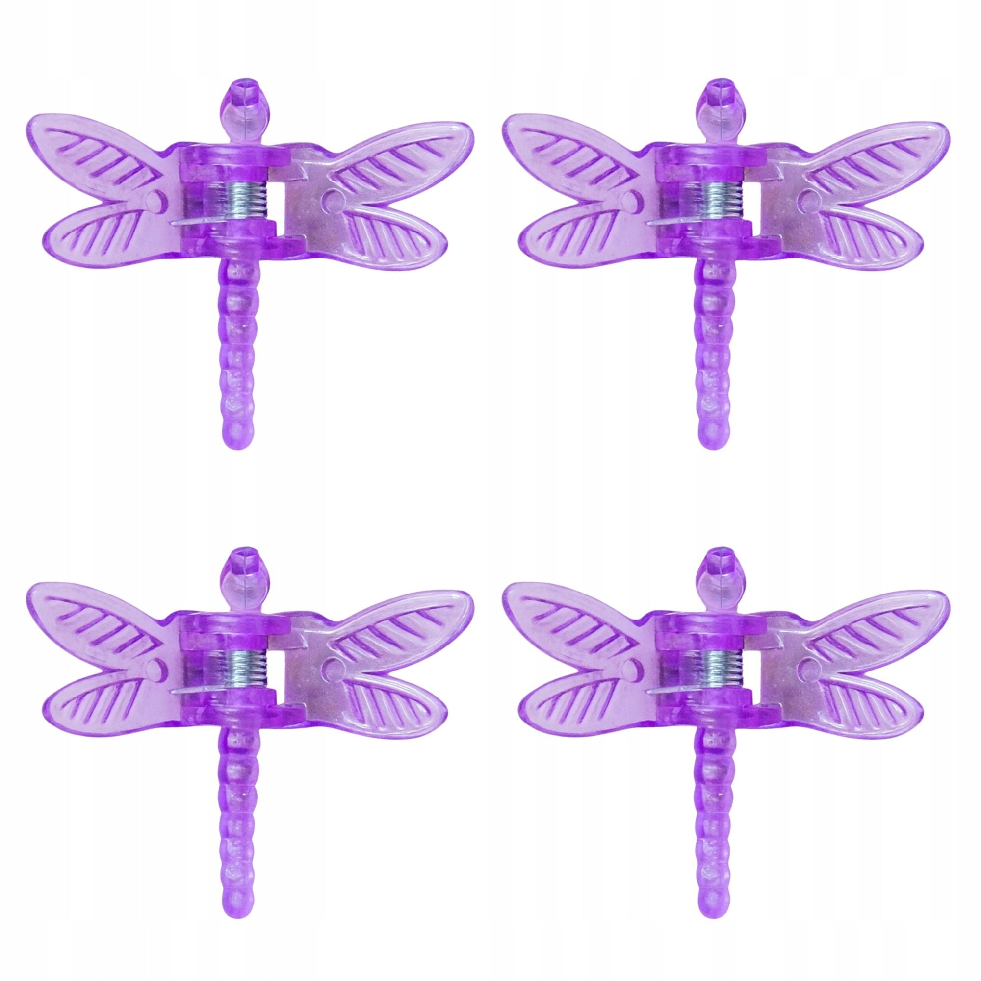 ORCHID CLIPS PLANT FLOWERS CLASPS CUFFLINKS set of 4pcs PURPLE Brand OMAGO