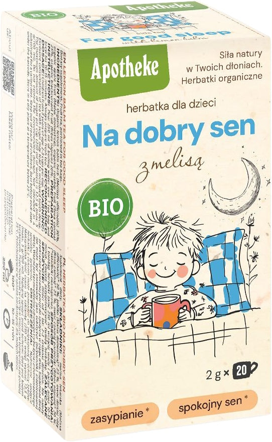 ORGANIC TEA FOR CHILDREN TO SLEEP WITH LEMON BALM BIO APOTHEKE