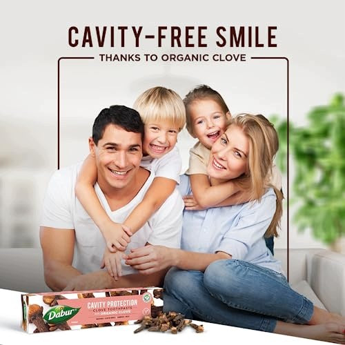 ORGANIC TOOTHPASTE CLOVE NATURAL CLOVE 100 ML for home Dominant color clear