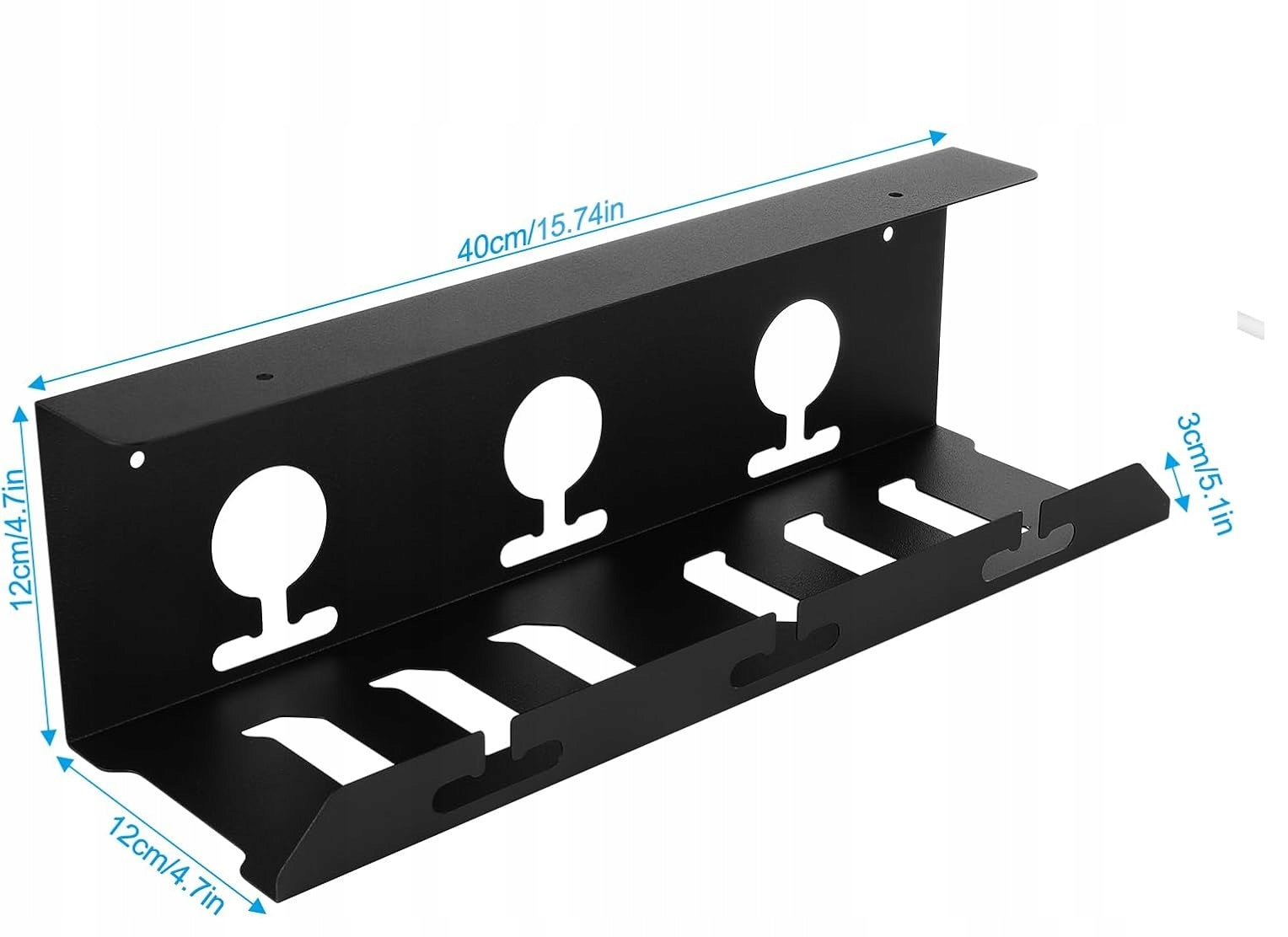 ORGANIZER CABLE GRILLE FOR DESK ORGANIZER COUNTERTOP 42cm Product weight with unit packaging 0.6 kg