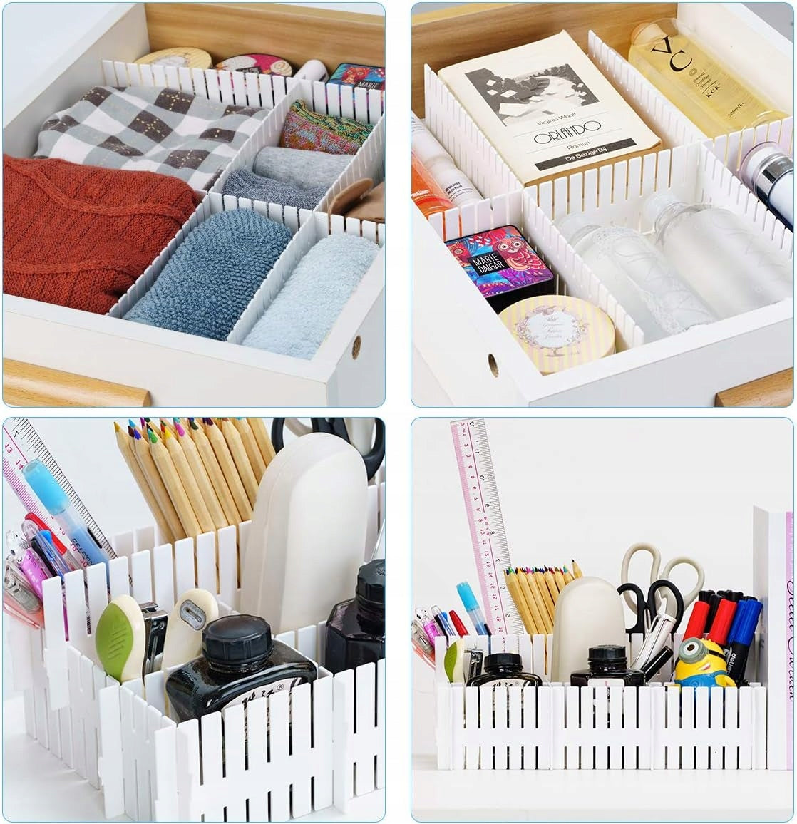 ORGANIZER COMPARTMENT SEPARATOR FOR CABINET DRAWER CABINET COMPARTMENT 4pcs EAN (GTIN) 5903933524696