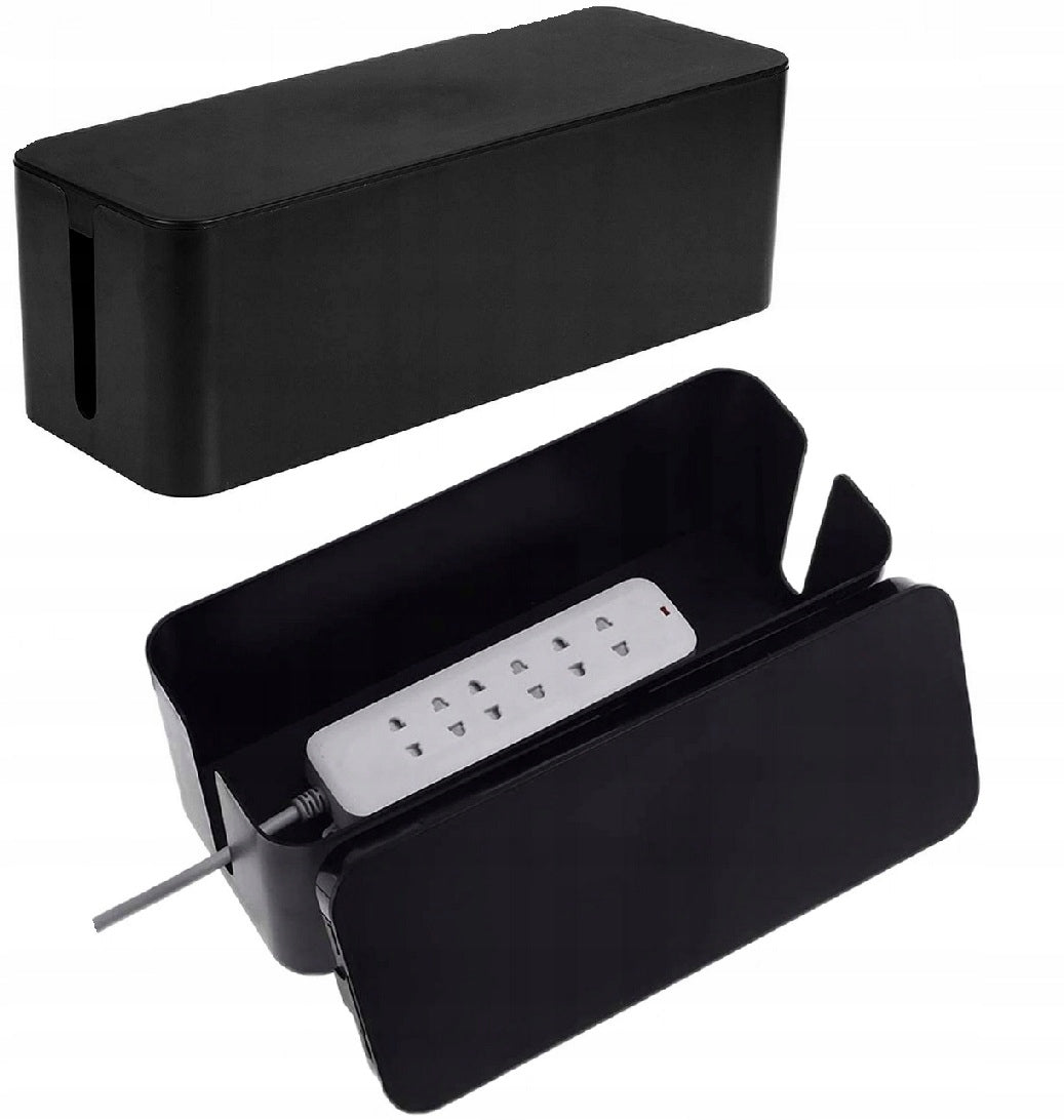 ORGANIZER CONTAINER BOX FOR CHARGERS BATTERIES HEADPHONES WIRES CABLES