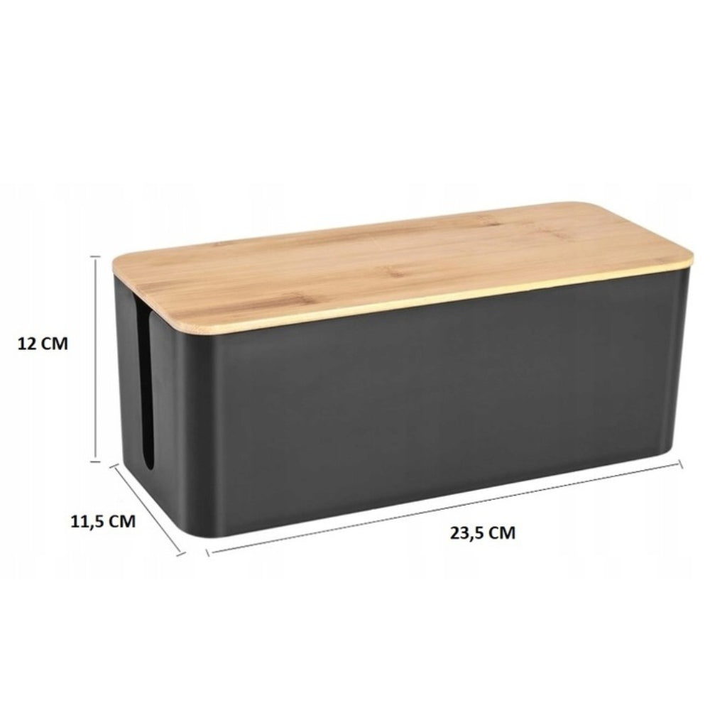 ORGANIZER CONTAINER BOX GRILLE FOR CABLES CHARGER STRIP WIRES M Packaging status original