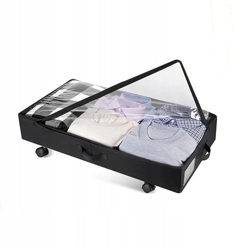 ORGANIZER CONTAINER ON WHEELS UNDER THE BED WARDROBE GREY Number of pieces 1 pcs