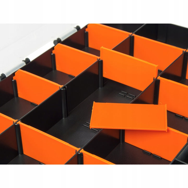 ORGANIZER DOUBLE-SIDED BOX 32x26x8cm 30 compartments PP plastic - TACTIX Width (widest product) 272 mm