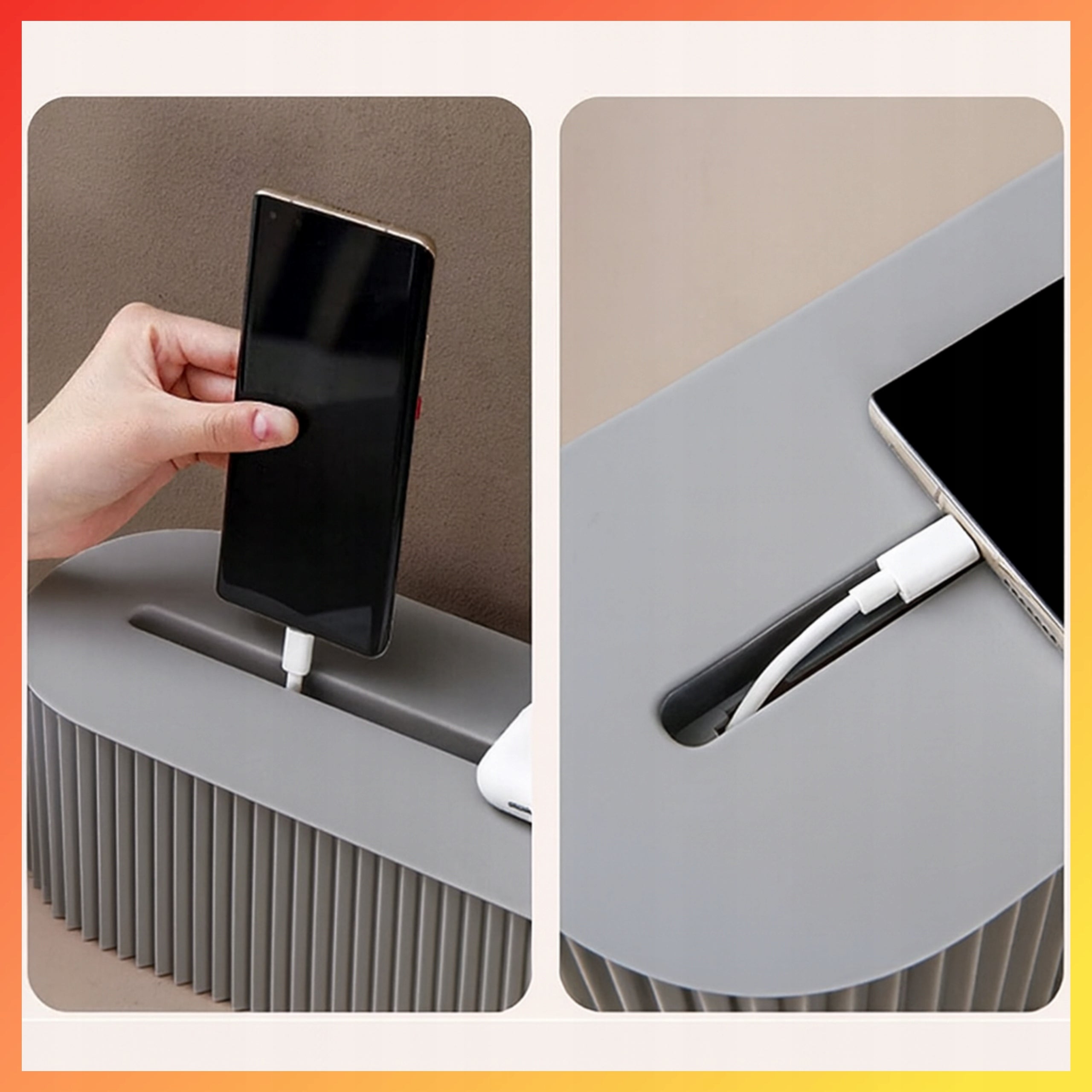 ORGANIZER FOR SLATS AND CABLES DESK GRILLE LARGE AESTHETIC EAN (GTIN) 5907621859589
