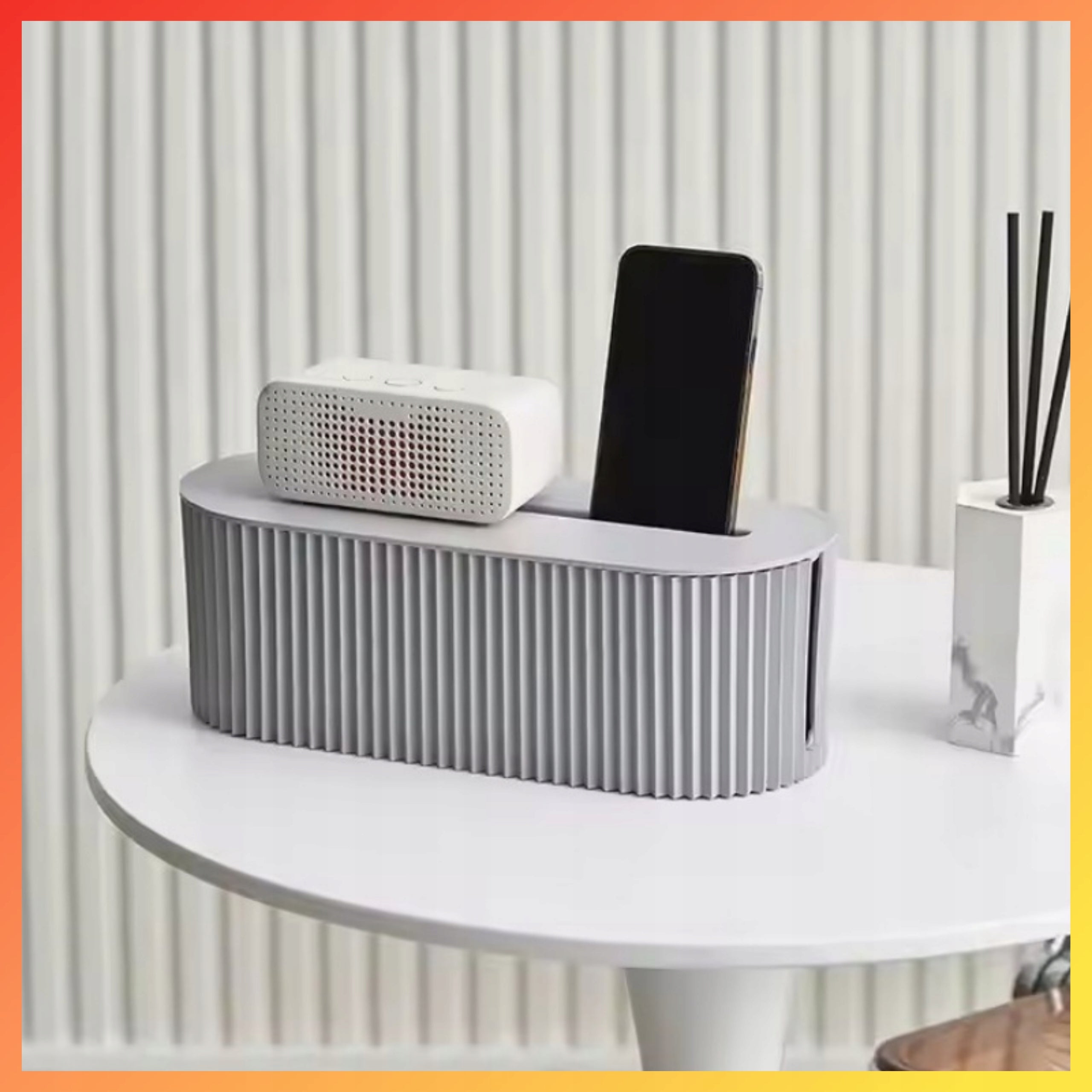 ORGANIZER FOR SLATS AND CABLES DESK GRILLE LARGE AESTHETIC Model DA444