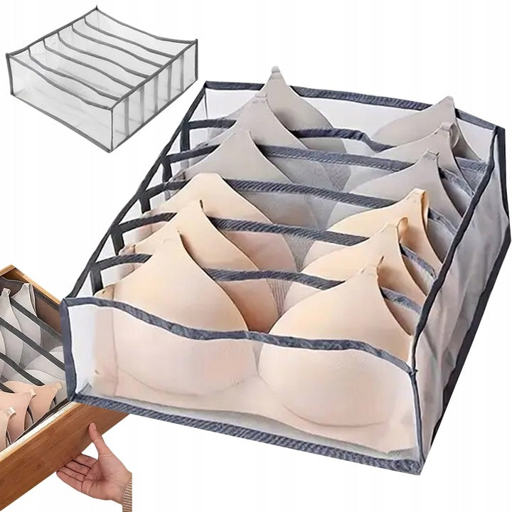 ORGANIZER FOR UNDERWEAR, BRA, BRA FOR WARDROBE DRAWER, 6 PARTS