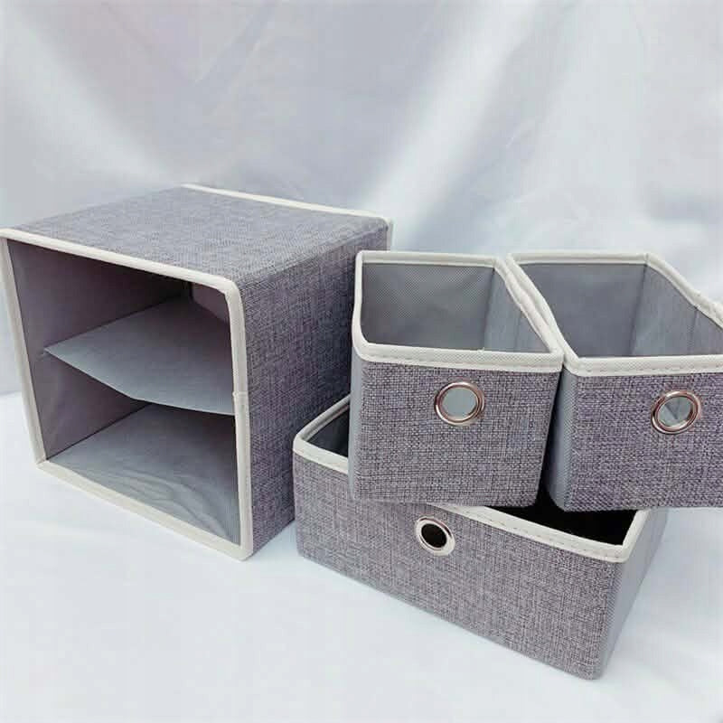 ORGANIZER Folding storage box, 3drawers, Packaging status original