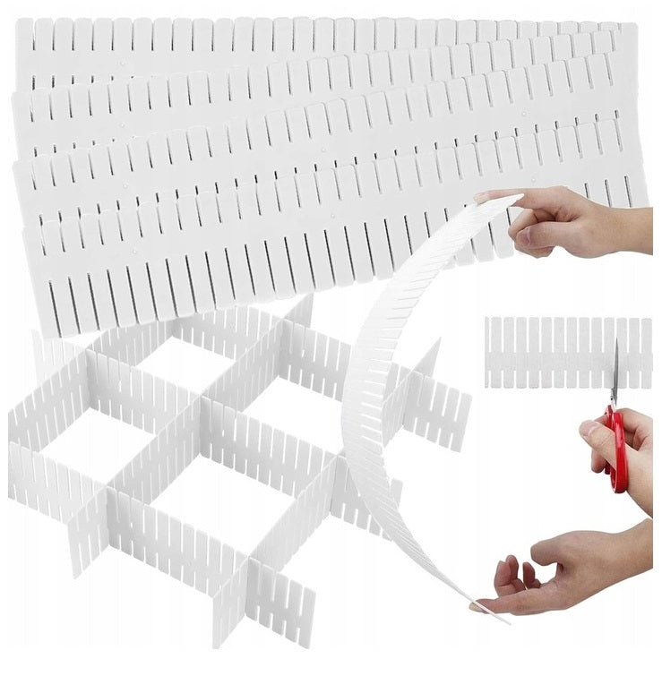 ORGANIZER SEPARATOR for wardrobe drawers 4 PCS COMPARTMENTS Organizer