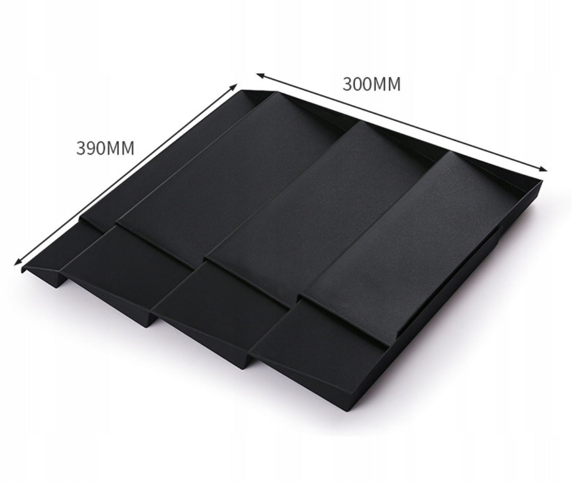 ORGANIZER SPICE DRAWER INSERT JARS BLACK ADJUSTABLE STAND Manufacturer code ORG-PRZYP-BLK-LN
