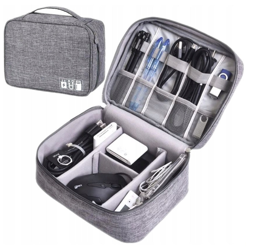 ORGANIZER TRAVEL BAG CHARGER CABLE CASE