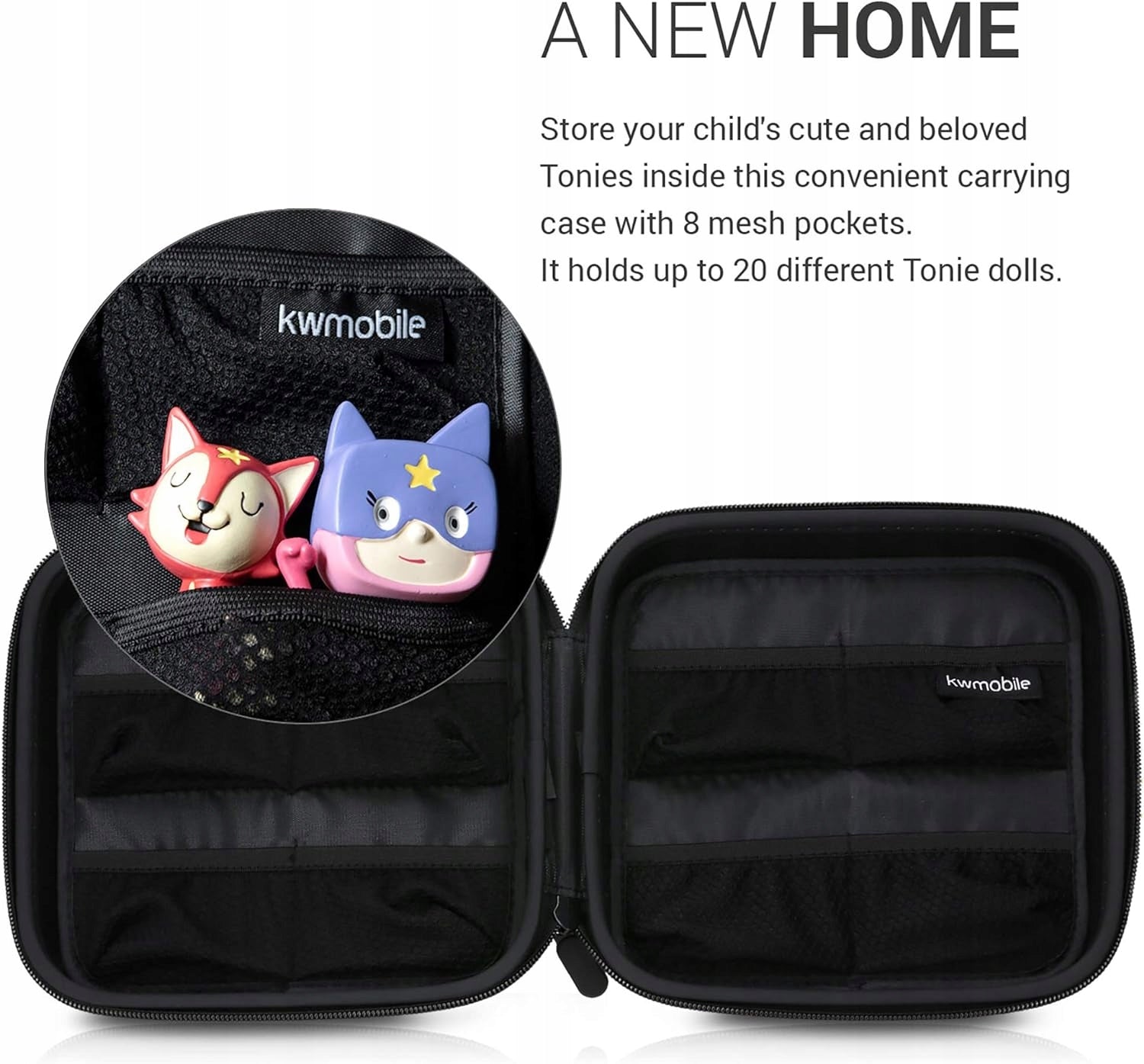 ORGANIZER TRAVEL CASE BAG CABLE CASE WIRES GSM CHARGER Brand Kwmobile