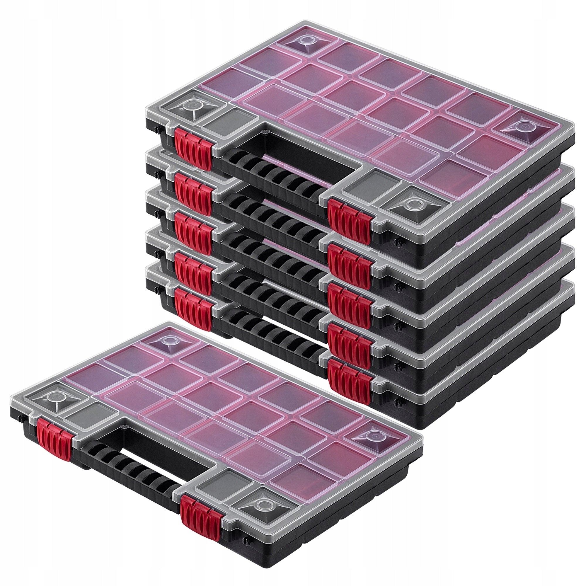 ORGANIZER WORKSHOP CONTAINER 18 DRAWERS SET OF 6 GARAGE BOX