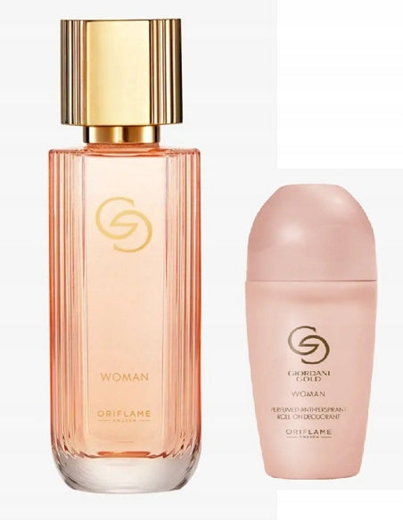 ORIFLAME Giordani Gold Woman Water Set + Ball Deodorant
