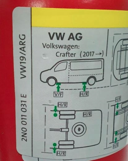 ORIGINAL ASO LEVER LIFT VW Crafter 2017-21 EAN (GTIN) 4039378392741