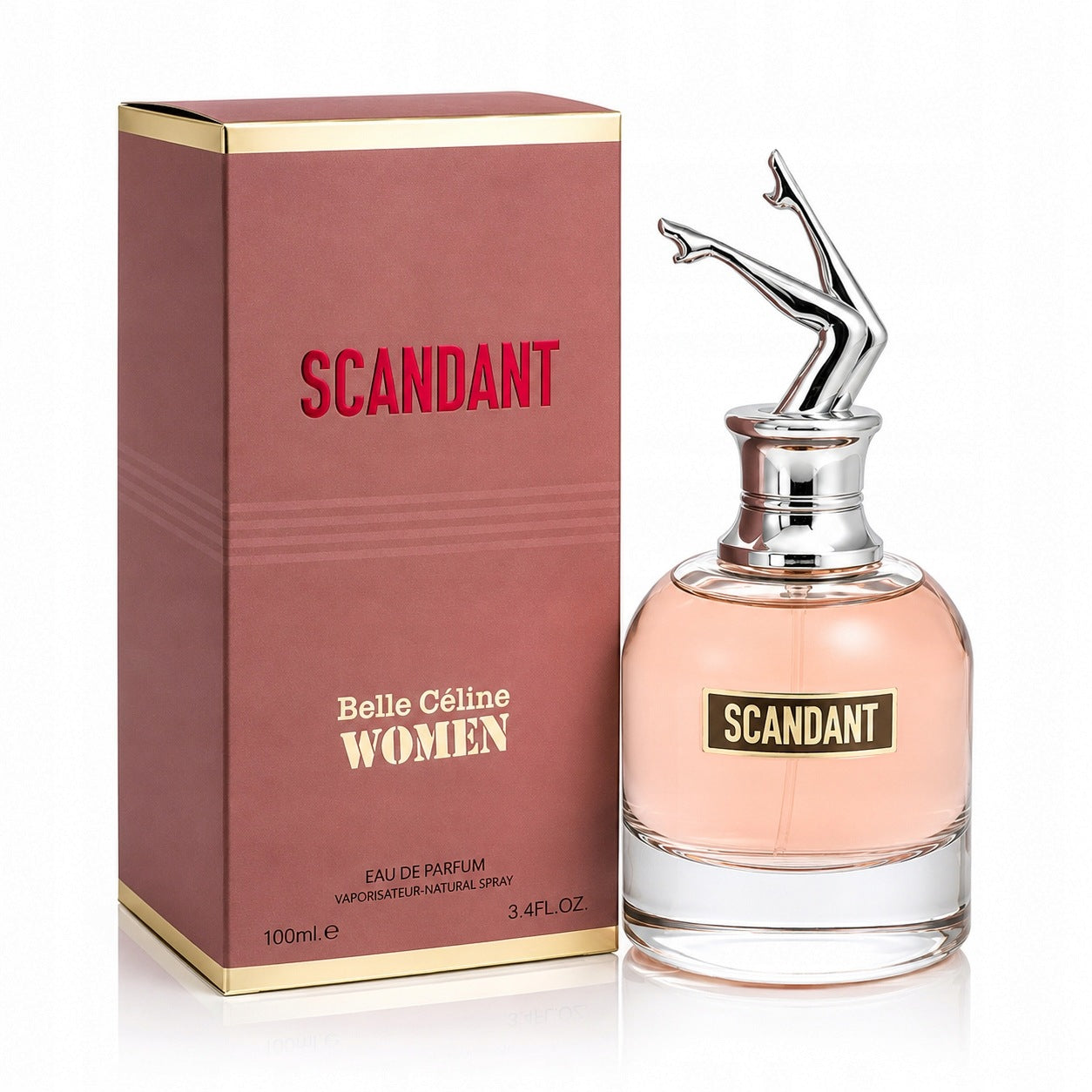 ORIGINAL Arabic BELLE CELINE SCANDANT 100ml EDP+FREEBIE Packaging status original