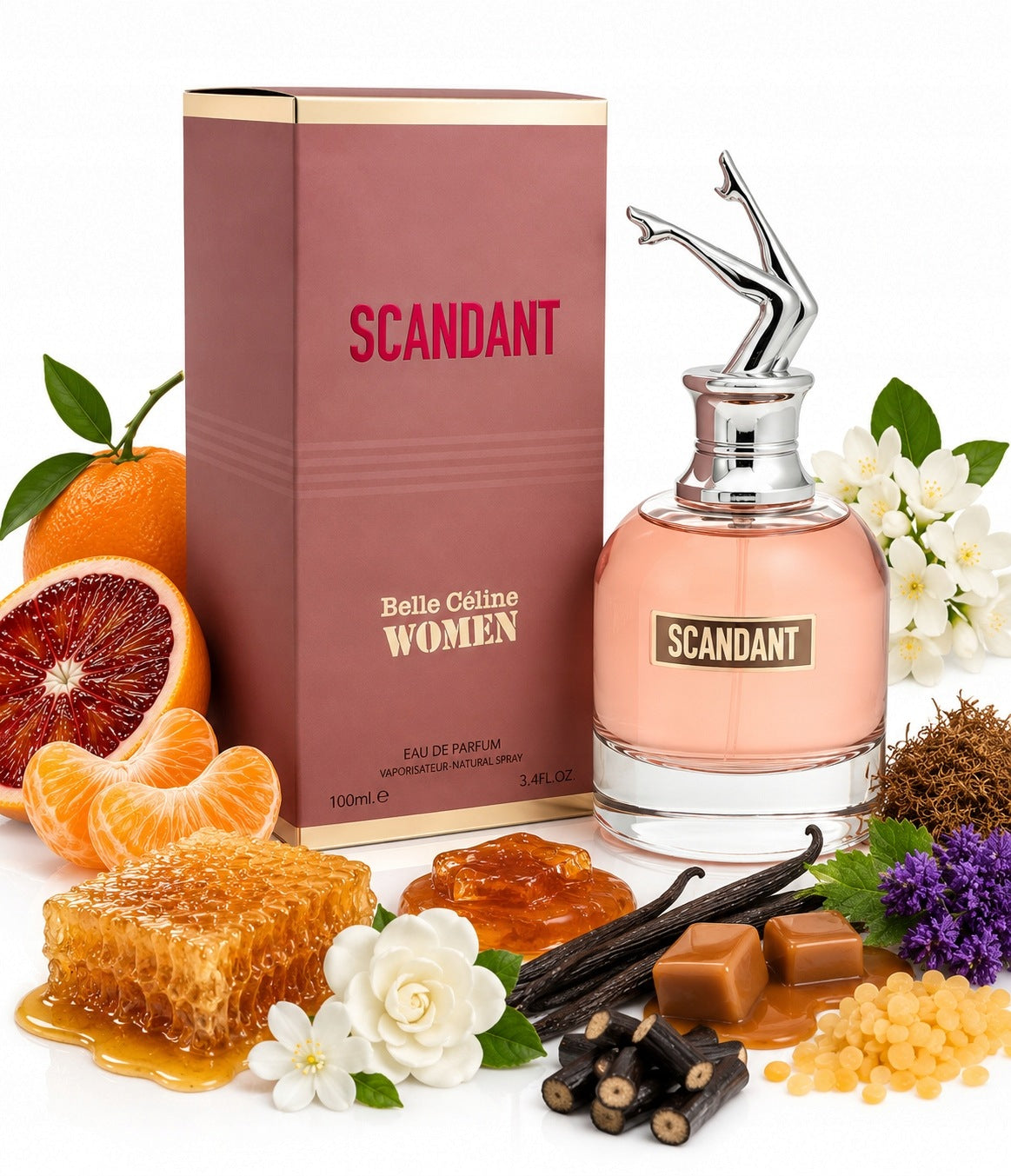 ORIGINAL Arabic BELLE CELINE SCANDANT 100ml EDP+FREEBIE