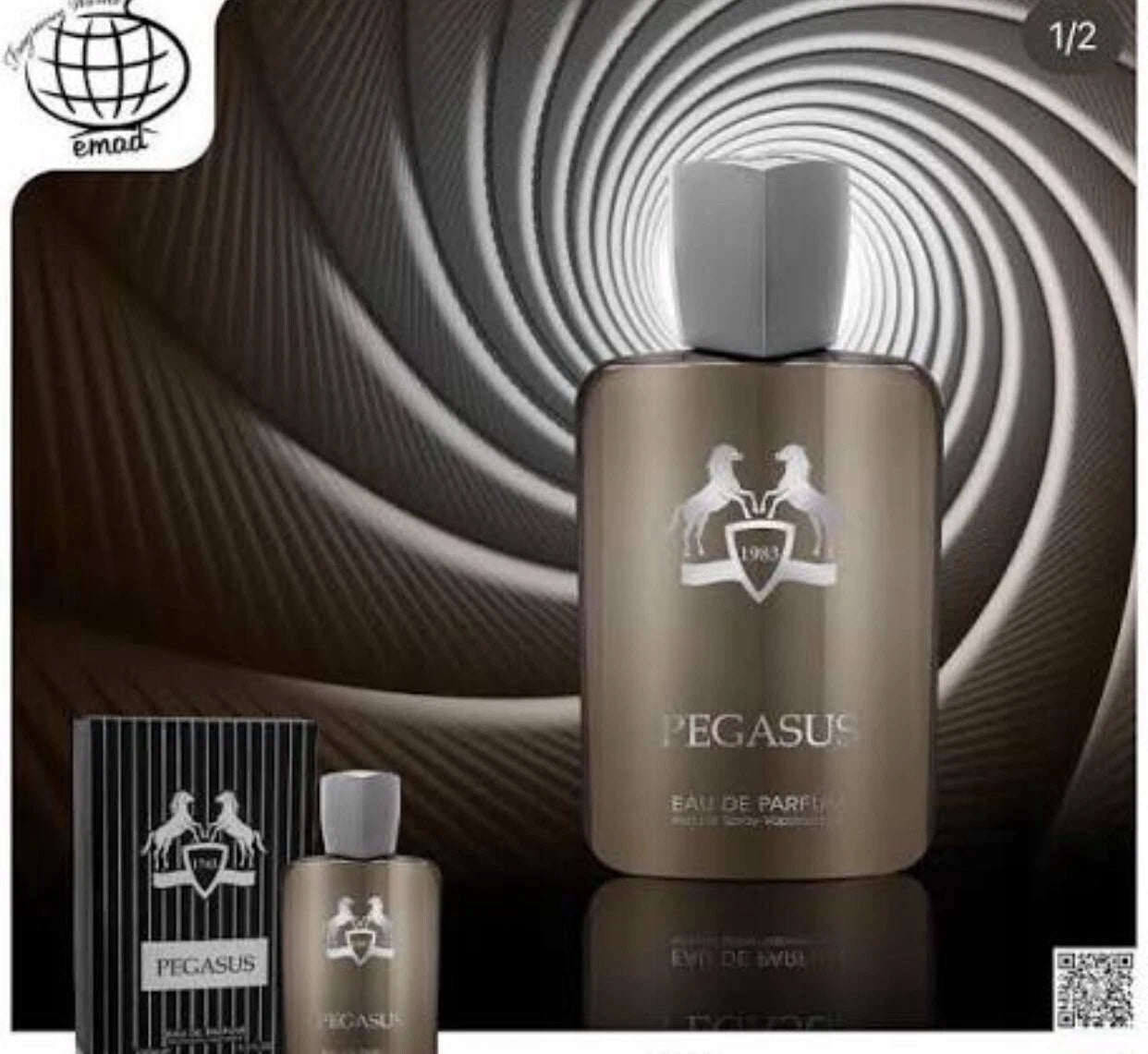 ORIGINAL Dubai Perfume Fragrance World PEGASUS 100ml EDP+FREEBIE!!! Manufacturer code 6291106486483