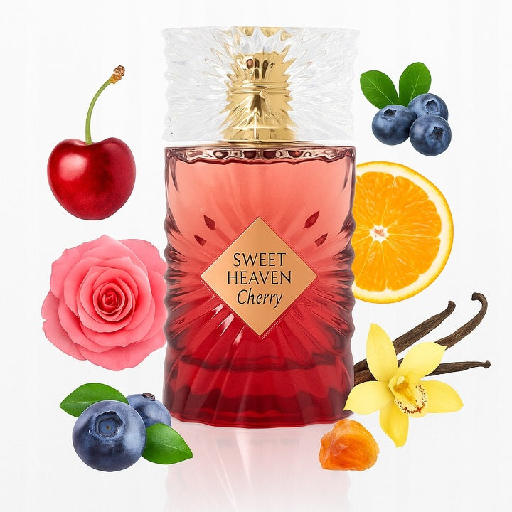 ORIGINAL Dubai Perfume Gulf Orchid SWEET HEAVEN CHERRY 20ml+FREEBIE!! Packaging status original