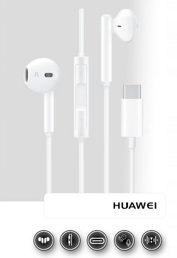 ORIGINAL HEADPHONES HUAWEI CM33 USB TYPE C P20 PRO Manufacturer code 55030088