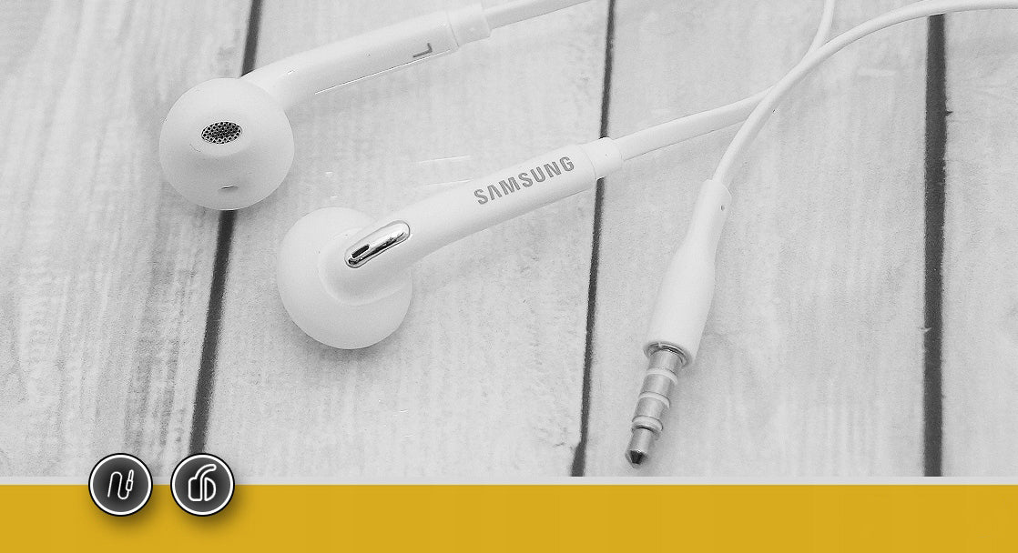 ORIGINAL HEADPHONES SAMSUNG IN-EAR FIT EG920 WITH MICROPHONE INEAR 3,5mm Manufacturer code EO-EG920BW
