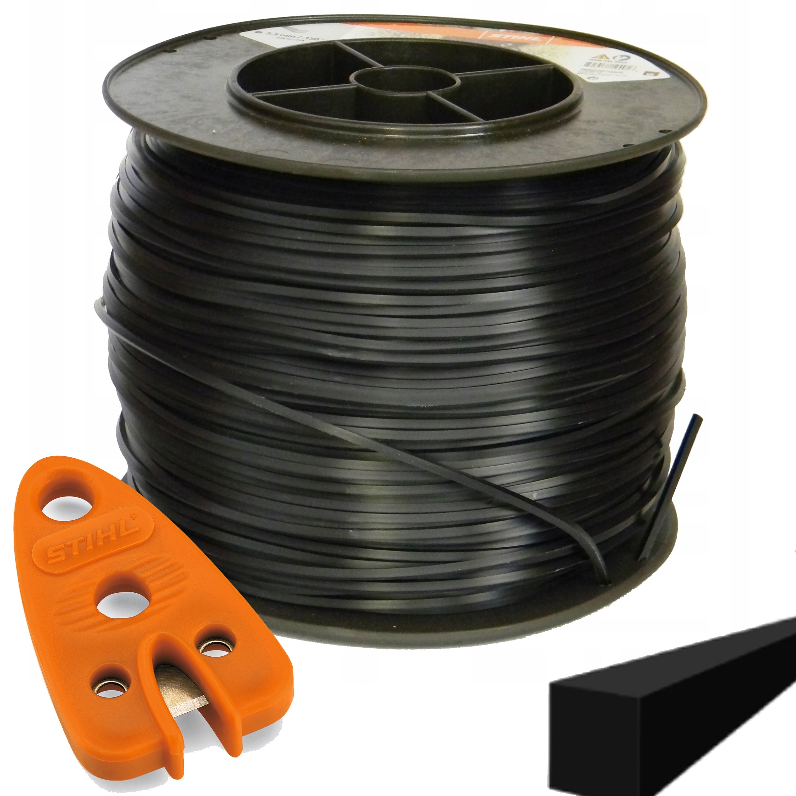 ORIGINAL SQUARE CUTTING LINE STIHL 3,3mm 137m
