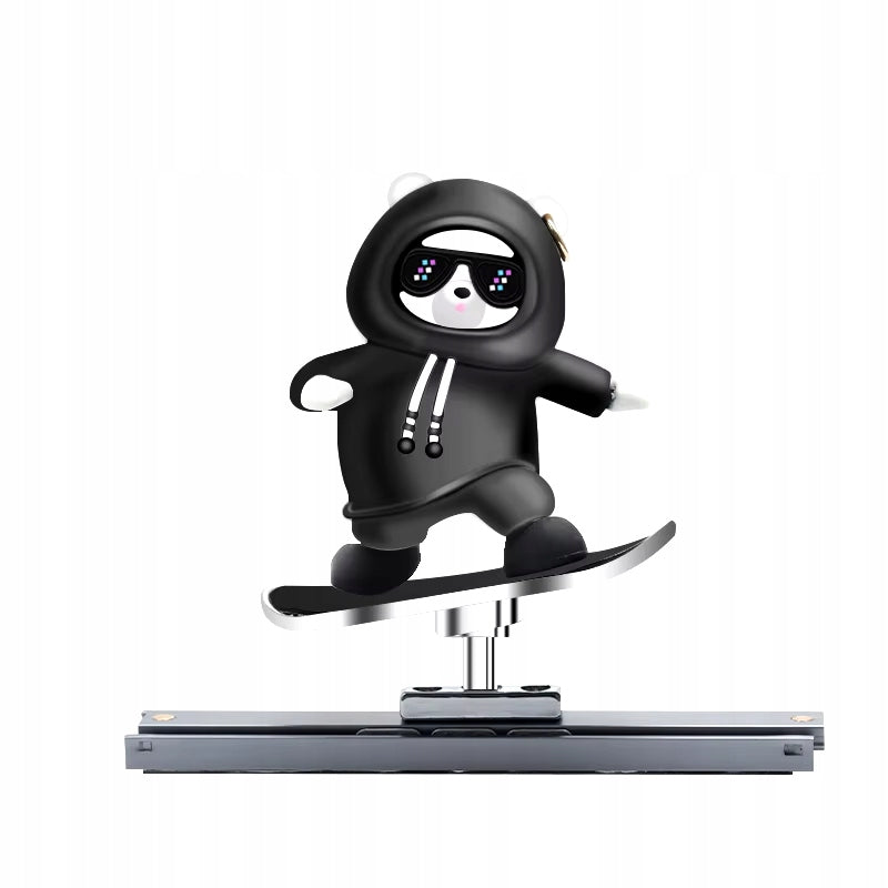 ORNAMENT FOR PANDA CAR ON SKATEBOARD BOARD BEAR SKATER FLOATING FIGURINE EAN (GTIN) 5906815300029