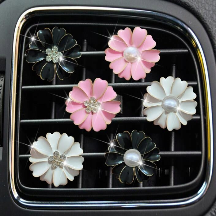 ORNAMENT FRAGRANCE FOR CAR FLOWER TO CHOOSE DIFFERENT COLORS AROMATHERAPY GIFT 1