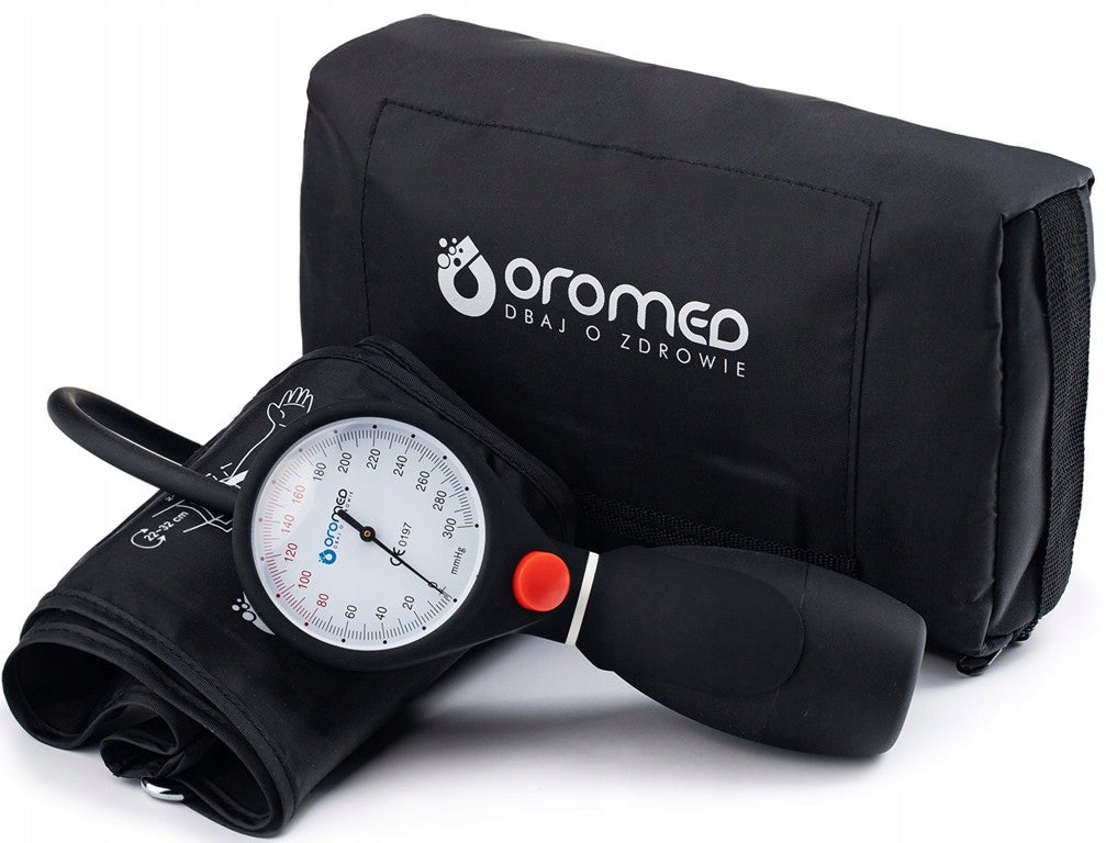 OROMED PRECISION BPM INTEGRATED SHOULDER CLOCK BLOOD PRESSURE MONITOR + CASE