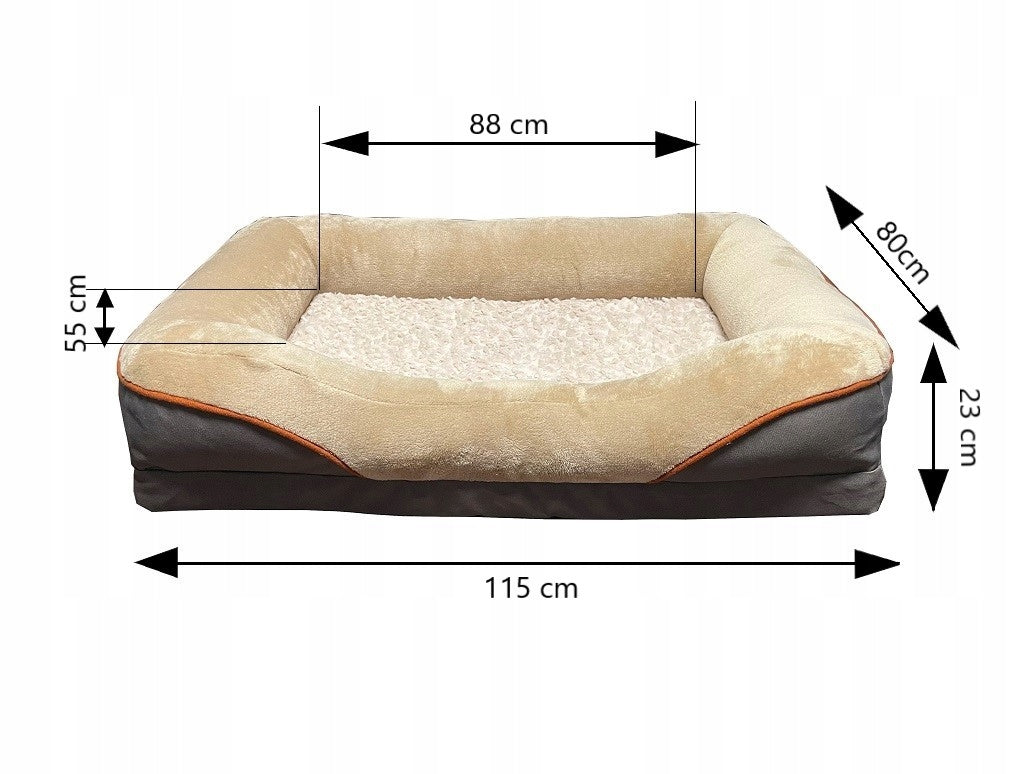 ORTHOPEDIC BED FOR CAT DOG LUNA XL 115X80 Manufacturer code Magicdog