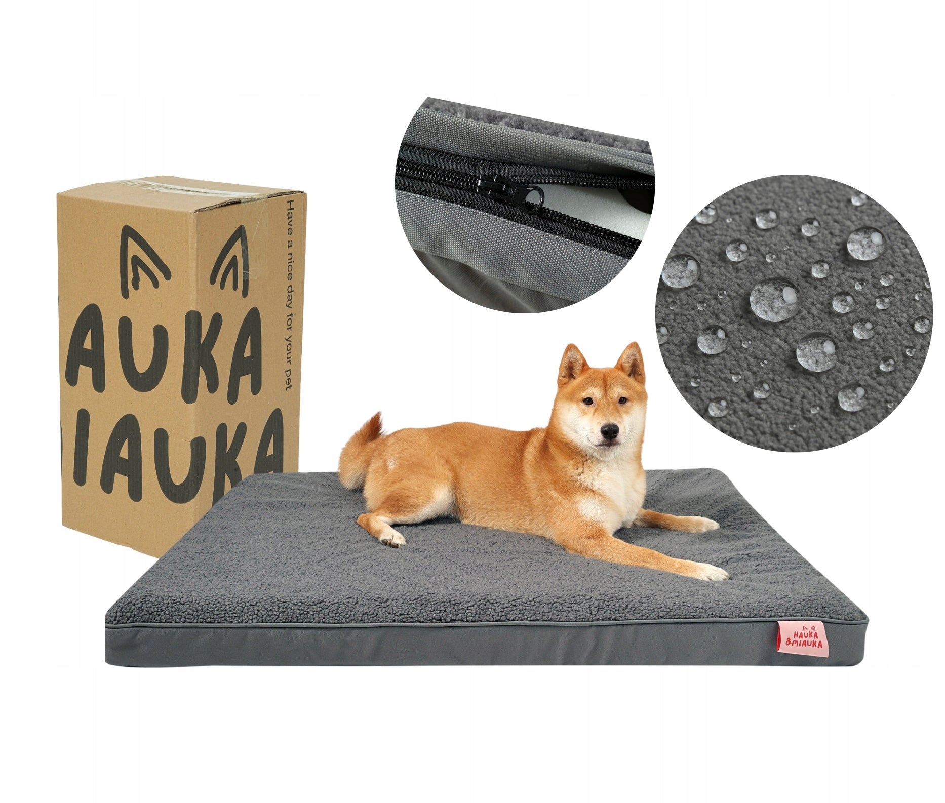 ORTHOPEDIC Bed for Dog MATTRESS 104x74cm Bedding WATERPROOF FOAM