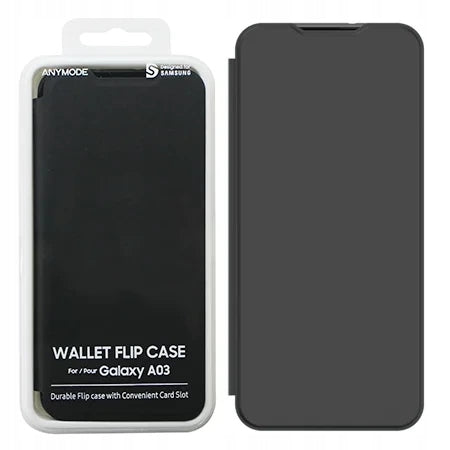 Samsung Book Case GP-FWA035AM skirtas Galaxy A03, juodas