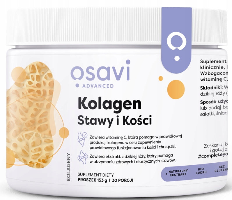 OSAVI COLLAGEN JOINTS AND BONES FORTIBONE 2x153G 60 SERVINGS POWDER VITAMIN C Medical device no