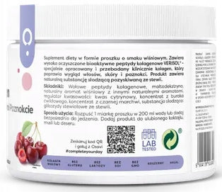 OSAVI Collagen Hair Skin Nails Peptides Verisol 150g Cherry Packaging status original