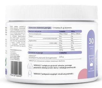 OSAVI Collagen Hair Skin Nails Peptides Verisol 150g Lemon/Grapefruit Expiration date not specified