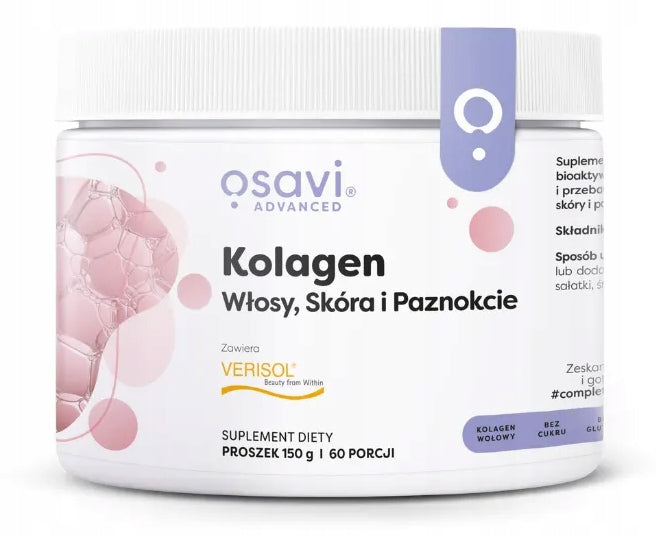 OSAVI Collagen Hair Skin Nails Peptides Verisol 150g Natural