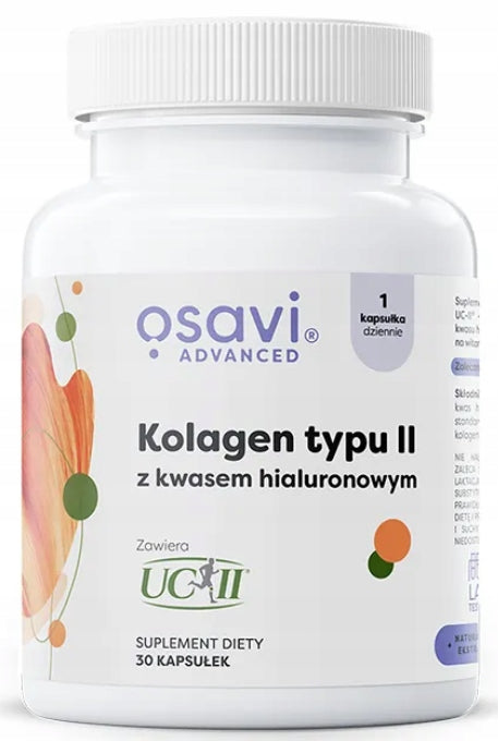 OSAVI Collagen type II (UC-II) with hyaluronic acid + wild rose 30 kaps Medical device no