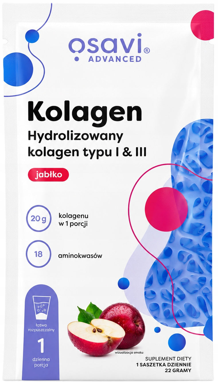 OSAVI HYDROLYZED COLLAGEN TYPE I & III Apple Sachet 22 g
