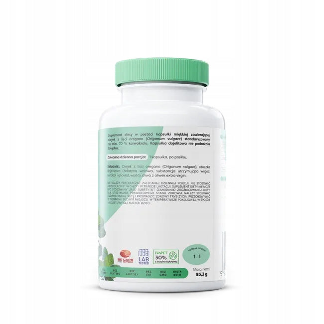 OSAVI OREGANO OIL CARVACROL 180mg 120 Gastro-resistant Capsules IMMUNITY Expiration date not specified