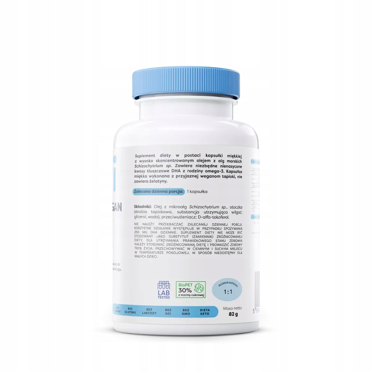 OSAVI Omega-3 Vegan 250mg DHA OMEGA-3 ACIDS HEART BRAIN VISION 120caps Brand Osavi