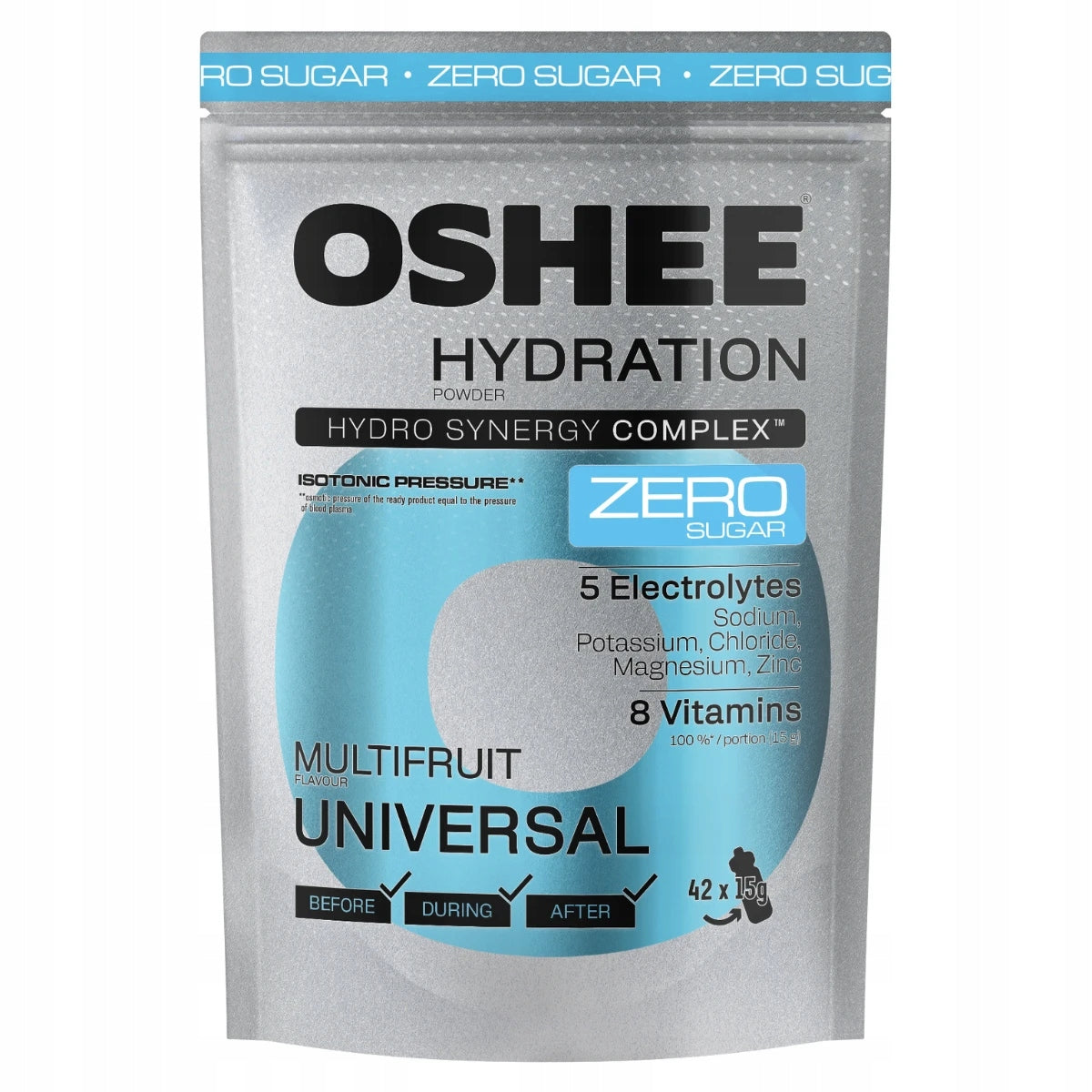 OSHEE Hydration Powder Zero Multifruit 630g ISOTONIC ELECTROLYTES SODIUM MAGNESIUM