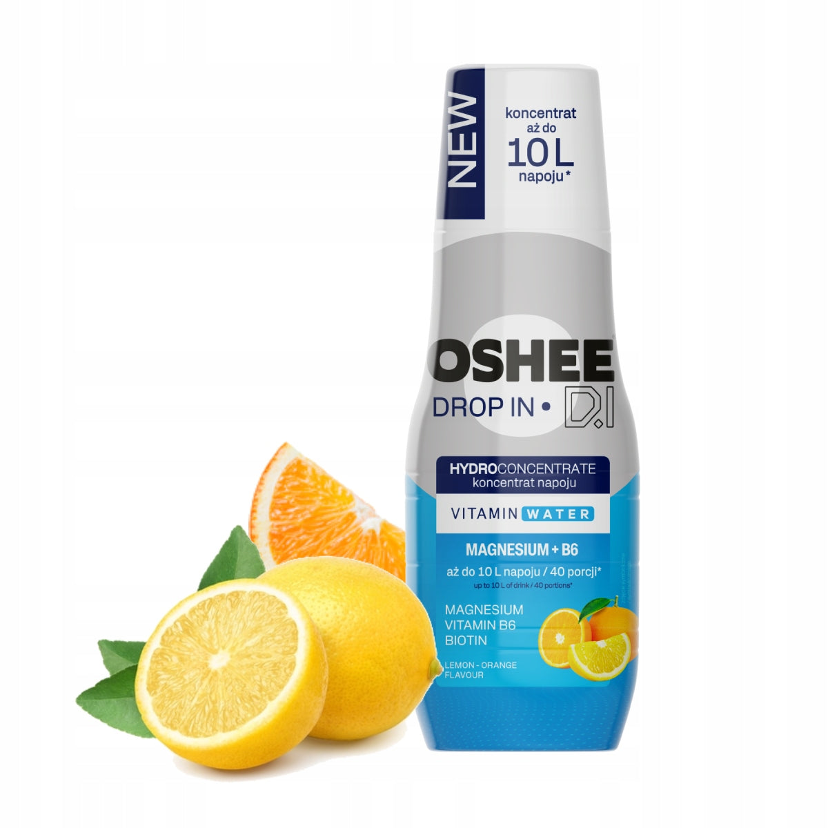 OSHEE syrup concentrate for SodaStream magnesium + B6 orange lemon 500 ml