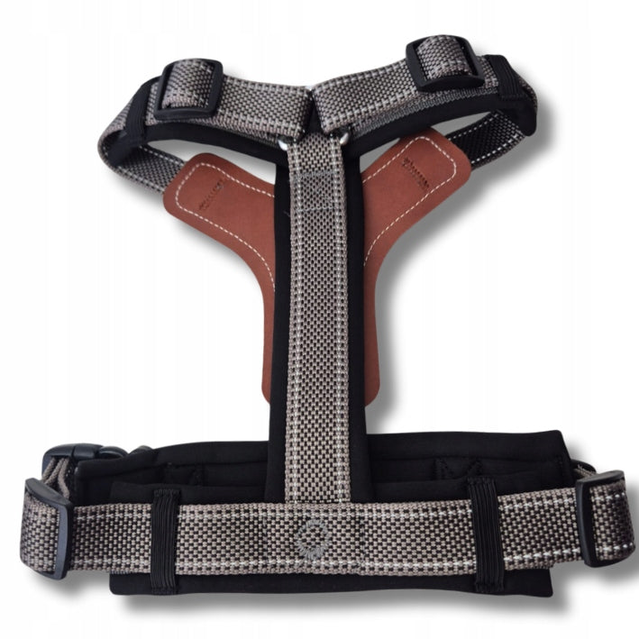 OSLO guard dog harness STRONG solid PREMIUM Lalazoo gray L Trade name OSLO szelki gray L
