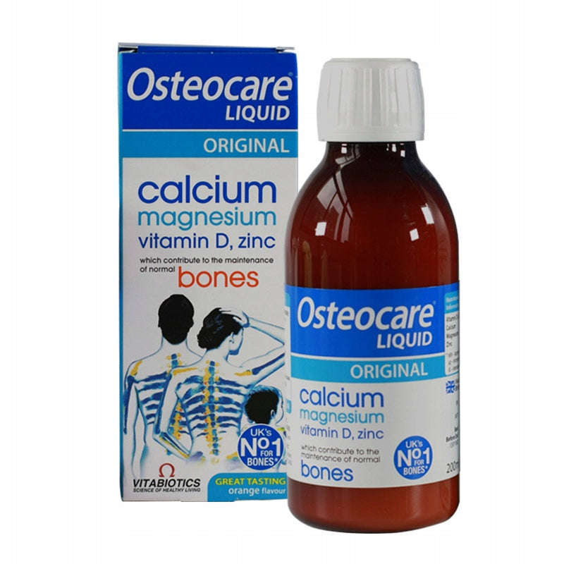 OSTEOCARE LIQUID liquid lime, magnesium vitamin D3 osteoporosis joints 200ml