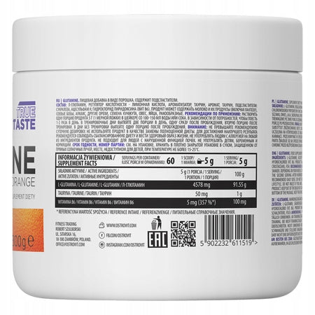 OSTROVIT GLUTAMINE 300G L-GLUTAMINE ORANGE Brand OstroVit