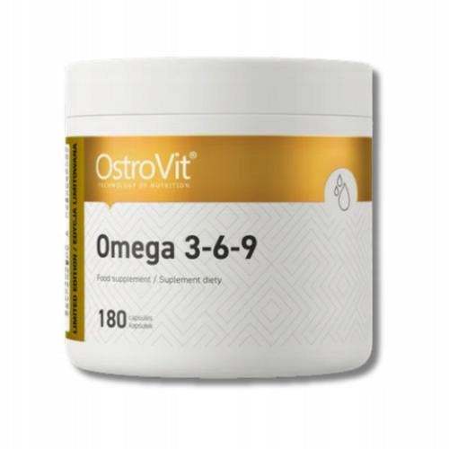 OSTROVIT OMEGA 3-6-9 , 180 CAPSULES, EPA DHA FATTY ACIDS, VITAMIN E