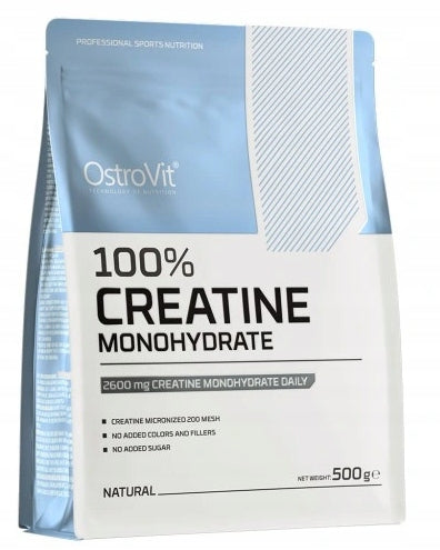 OSTROVIT PURE CREATINE MONOHYDRATE NATURAL 500 G CREATINE 200 servings